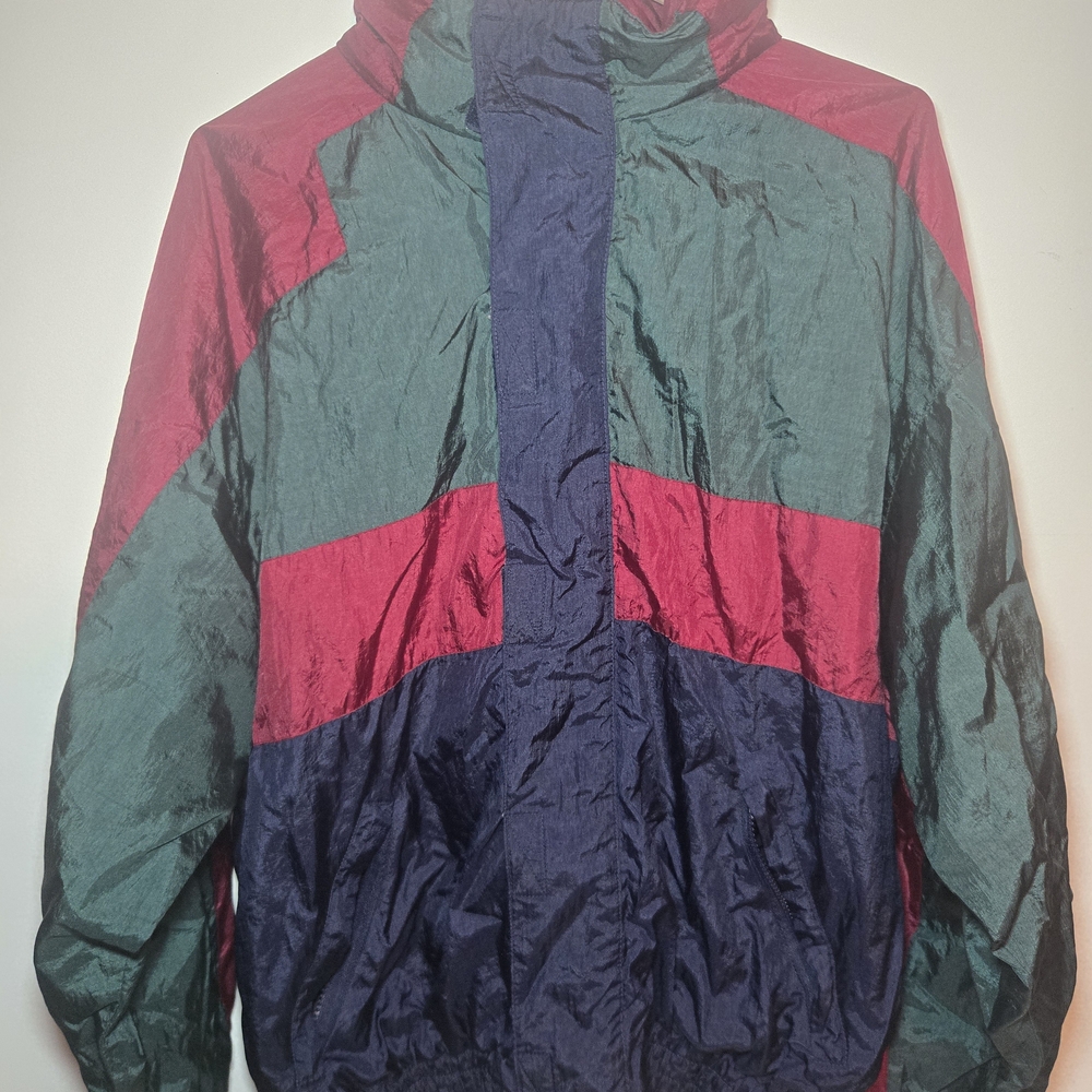 Vintage Wilson Colorblock Windbreaker Jacket